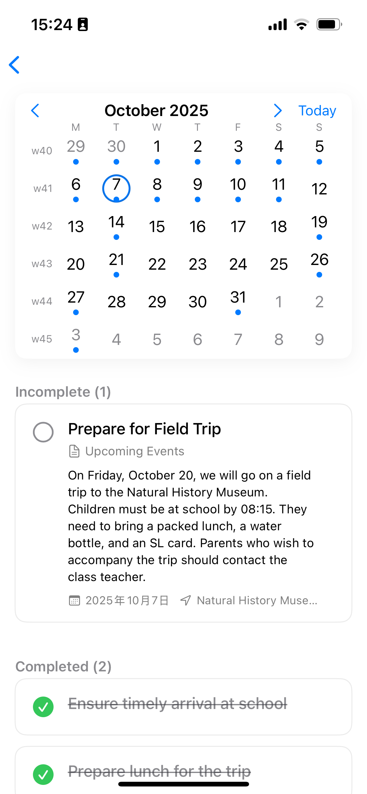 Smart Calendar Integration